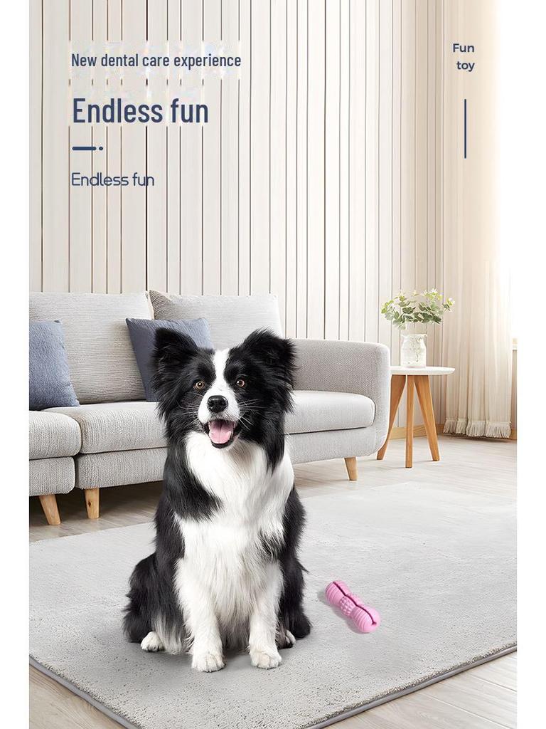 Интерактивная игрушка для собак из натурального каучука для скрежетания зубами и подачи еды