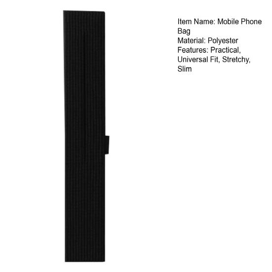 Stretchy Mobile Phone Bag Knitted Crossbody Phone Pouch Stretchable Universal Tote Handbag Smartphone Carrier for