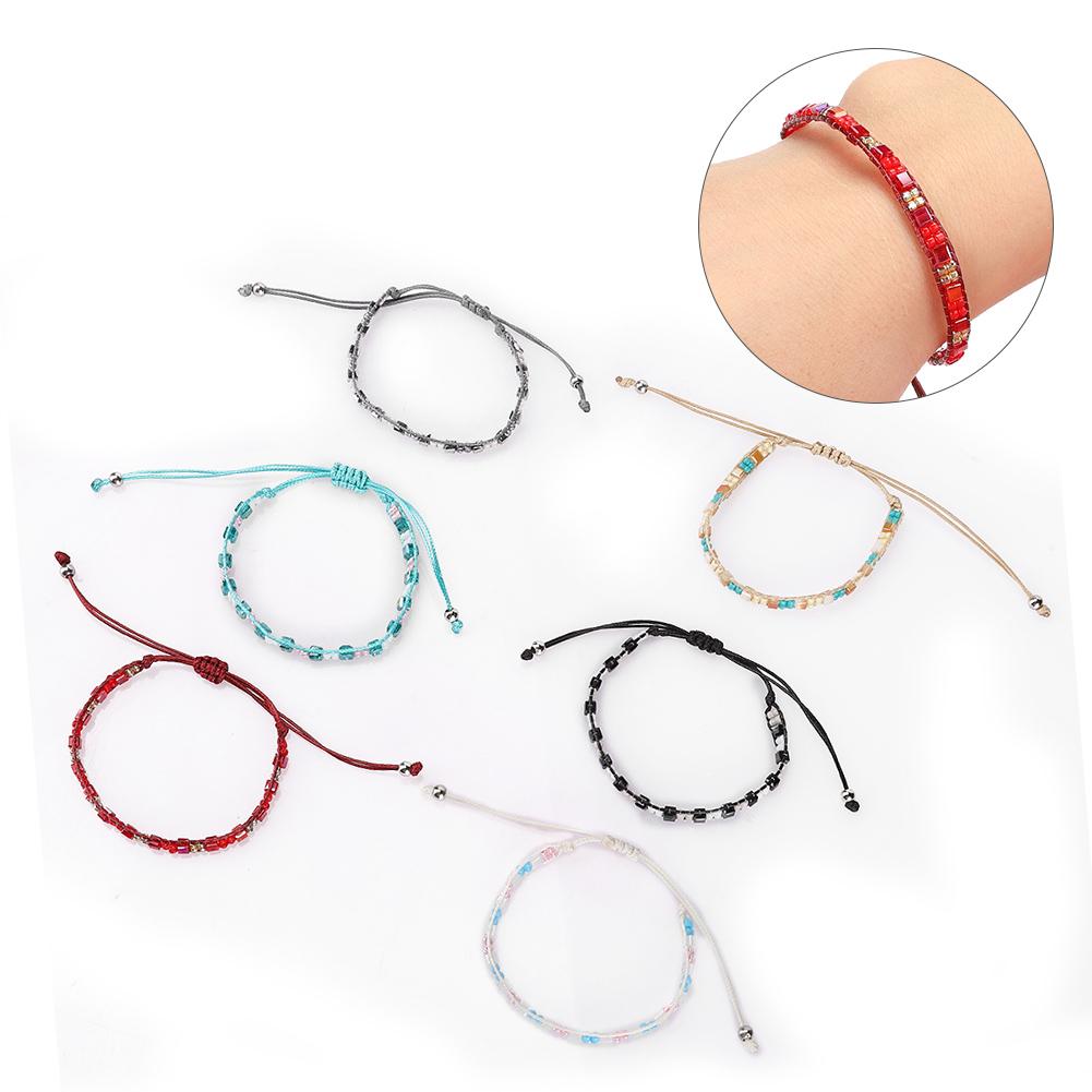 6 шт. Браслет Винтажный Красочный Модный Личность Женский Браслет Ювелирное Изделие Подарок