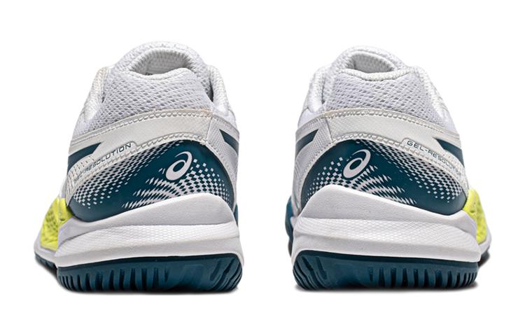 Asics Gel Resolution 9 GS 'White Restful Teal'