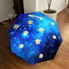 1pc Shooting star Cosmic Themed High-quality Umbrella,Automatic Opening and Closing Umbrella,Multi-functional Umbrella G0811127