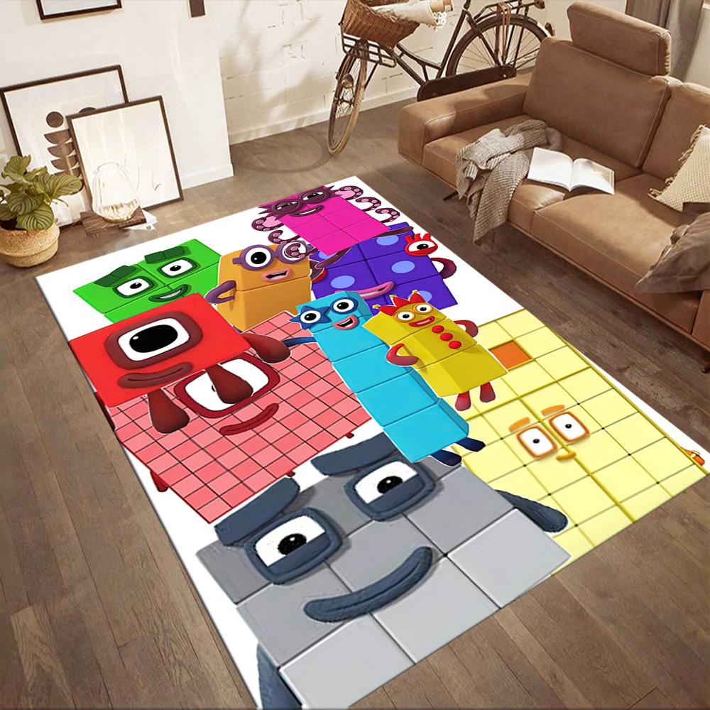 Numberblocks Carpet Suitable For Bedrooms Living Rooms Kitchen Game Room Antislip Rug Office Home Decor Best For Christmas