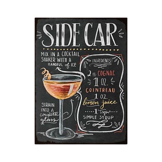 Wall Poster Exquisite Long Lasting Convenient Hanging Smooth Surface Anti-fade DIY Creative Retro European Style Metal Poster