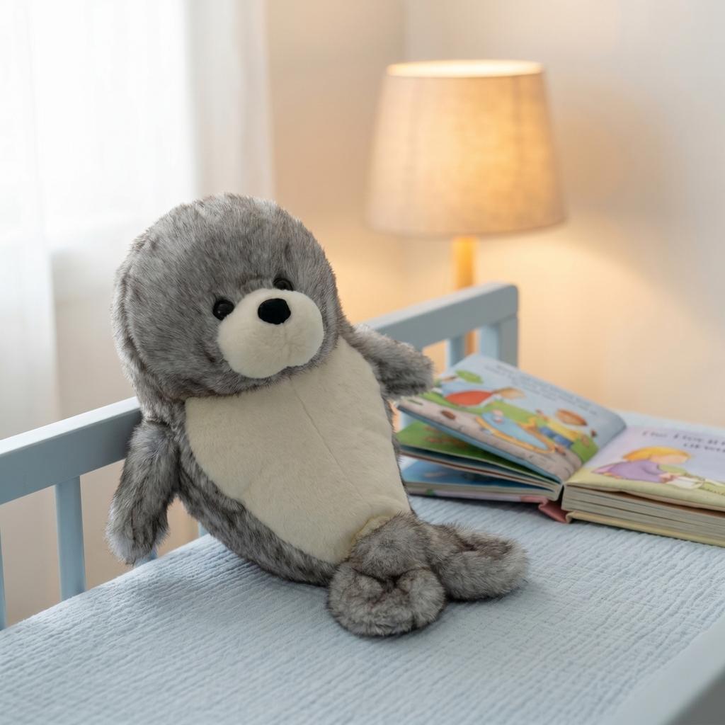 Seal Plush Toy — Cute, Soft, And Huggable Stuffed Animal (Seal, Walrus) — Comforting Companion Doll And Pillow For Babies