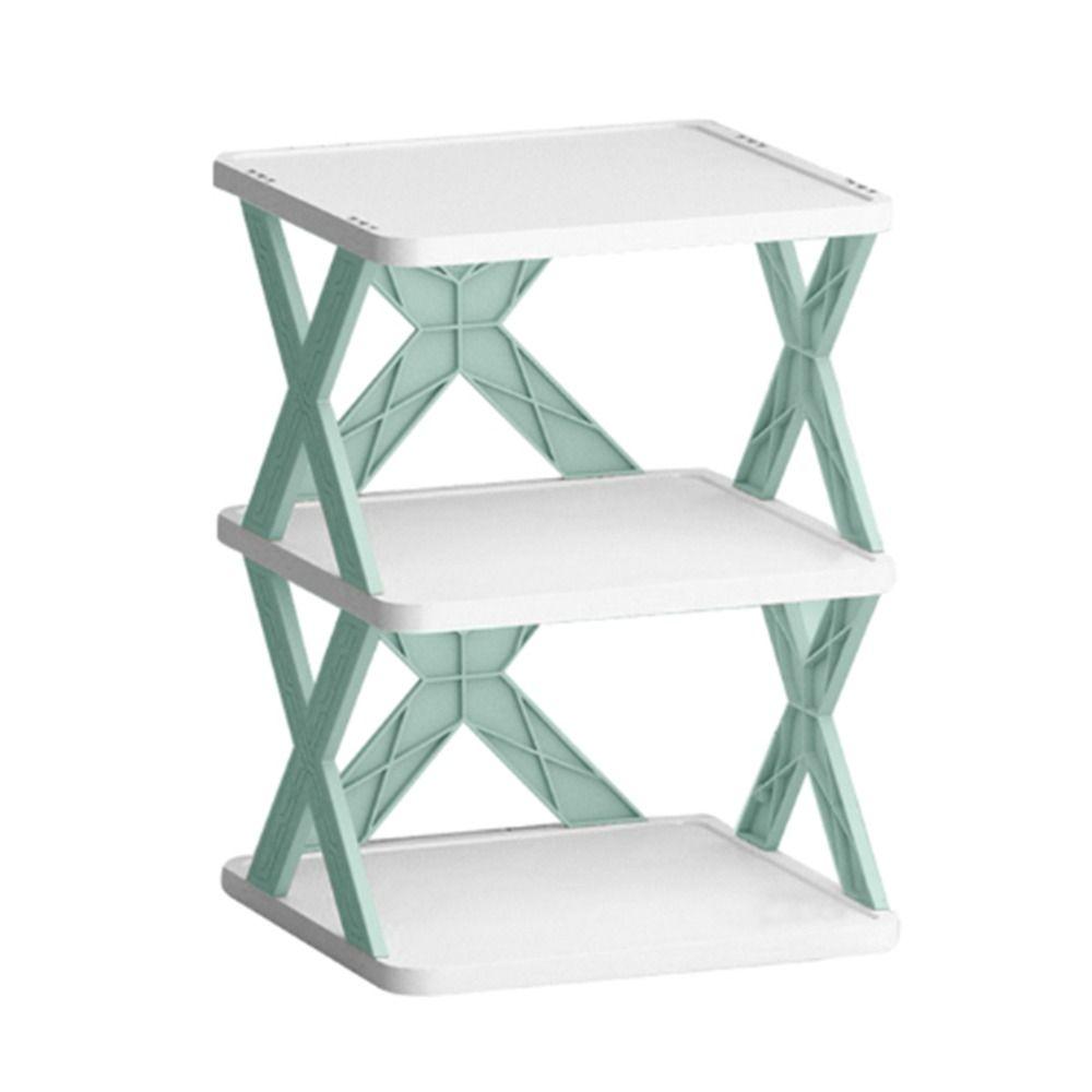 Пластиковая многослойная полка для хранения обуви, 2-5 слоев, органайзер для обуви, штабелируемая стойка для обуви, для дома