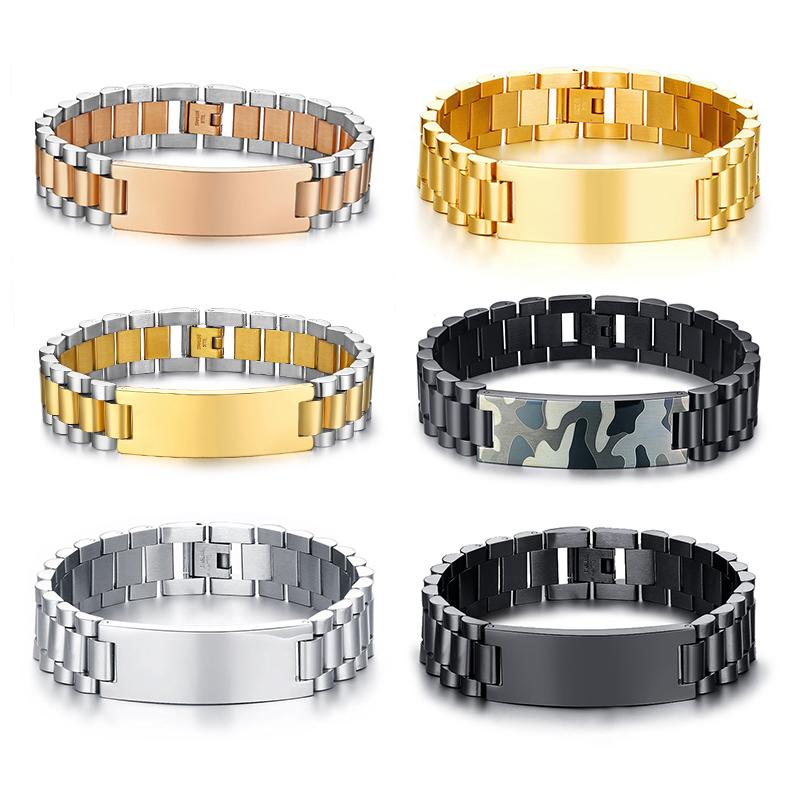 Персонализированный мужской браслет из нержавеющей стали, индивидуальная цитата, именные браслеты, бесплатная гравировка ПАПА, муж, отец