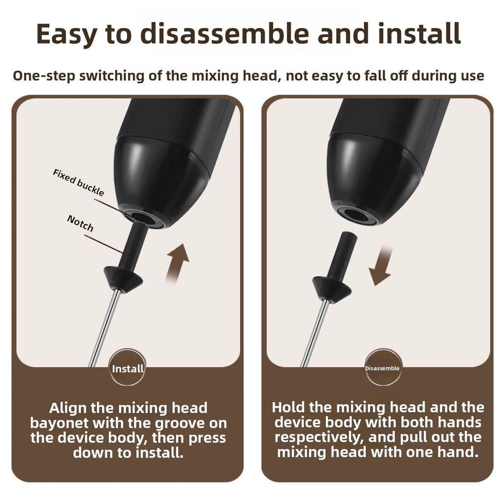 Беспроводной электрический вспениватель молока и взбиватель яиц USB