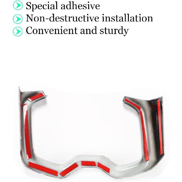 for Toyota RAV4 ABS Carbon Fiber Center Console Cup Holder Frame Trim Panel Cover Decoration for Toyota RAV4 2019 2020 2021 2022 Interior