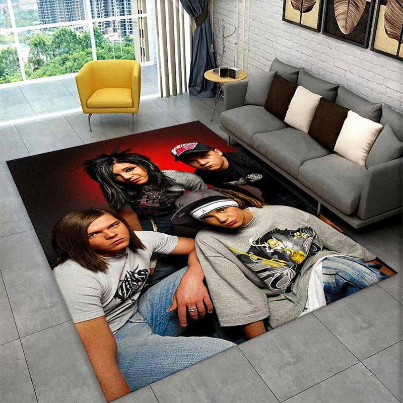 Ковер Rock Band Tokio Hotel Билл Каулитц для Спальни Гостиной Дивана Игровой Комнаты Прихожей Декор Дома, Детский Коврик Нескользящий