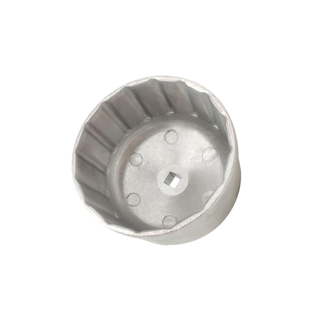 Ключ для масляного фильтра картриджного типа 86 мм 16 граней Крышки корпуса фильтра Инструменты для снятия масляного фильтра Серебристый Замена для