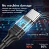 Быстрое зарядное устройство USB C 6A PD 66 Вт Кабель для синхронизации данных Нейлоновая оплетка Адаптер USB C на Type C Быстрый зарядный кабель