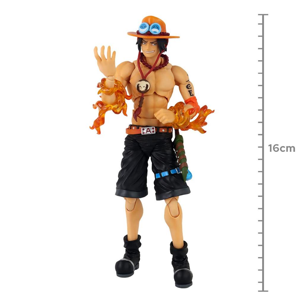 Variable Action Heroes ONE PIECE Portgas Ace 180 мм ПВХ окрашенная подвижная фигурка D. ок.