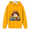 Anime One Piece Hoodies Luffy Casual Ace Law Roronoa Zoro Luffy Streetwear Kids Boys Sweatshirts Pullover Hooded Fashion Costume