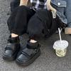 Детские зимние ботинки Модная повседневная обувь Теплые хлопковые ботинки для мальчиков Корейский стиль Водонепроницаемые большие хлопковые ботинки