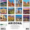 Willow Creek Press, Arizona Travel and Events 2026 Wall Calendar, 12'' X 12'', 18-Month Calendar with Stapled Binding
