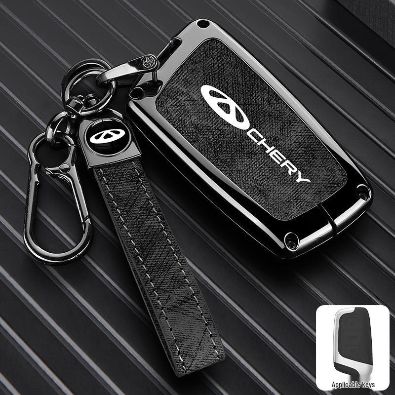 Чехлы-брелоки из цинкового сплава для Chery, Tiggo 8, 7 Plus - Полное покрытие, 5-кратная защита от падений