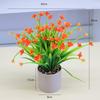 Artificial Orchid Potted Plant Decor Indoor Tabletop Home Office Living Room Modern Minimalist Plastic Mini Bonsai