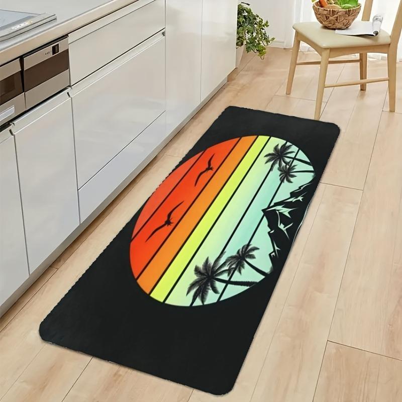1PC Buttle Tea Hamster Kitchen Rug Non-Slip Door Mat Pop design Bathroom Rug Bath Mat Carpet for Home Sink Laundry ecoreeree