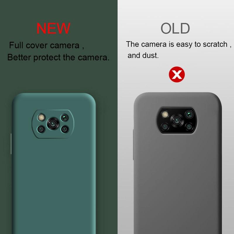 Чехол Poco X3 Pro X 3 NFC Новый полный чехол жидкий силиконовый мягкий защитный чехол для Xiaomi Poco X3 Pro Pocox3 X 3 NFC