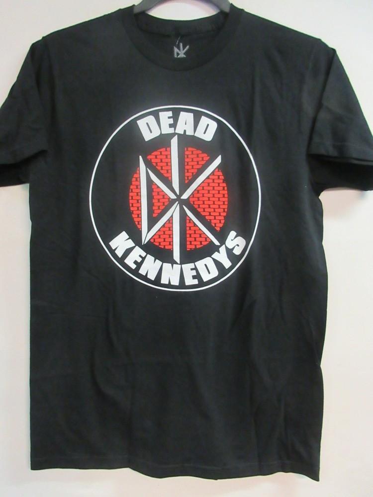 ОФИЦИАЛЬНЫЙ МЕРЧ DEAD KENNEDYS 2015 ЛОГОТИП ГРУППА КОНЦЕРТ МУЗЫКА ФУТБОЛКА БОЛЬШАЯ (стройное) Футболка Unisex
