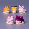 Cartoon Style Miniature Animal Figurine DIY Craft Mini Animal Model Resin Animal Model  Cake Topper