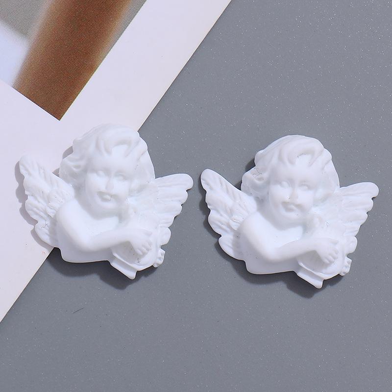 Белый Барочный Ангел Смола Чехол для Телефона DIY Аксессуар