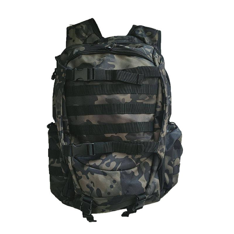 Outdoor Tactical Backpack 50L Capacity Durable Hiking Backpack Large Multi-Compartment Military Style Shoulder Bag for Camping Trekking Cycling