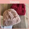 With Solid Color Hole Knitted Hat For Men Women Winter Street Fashion Headgear