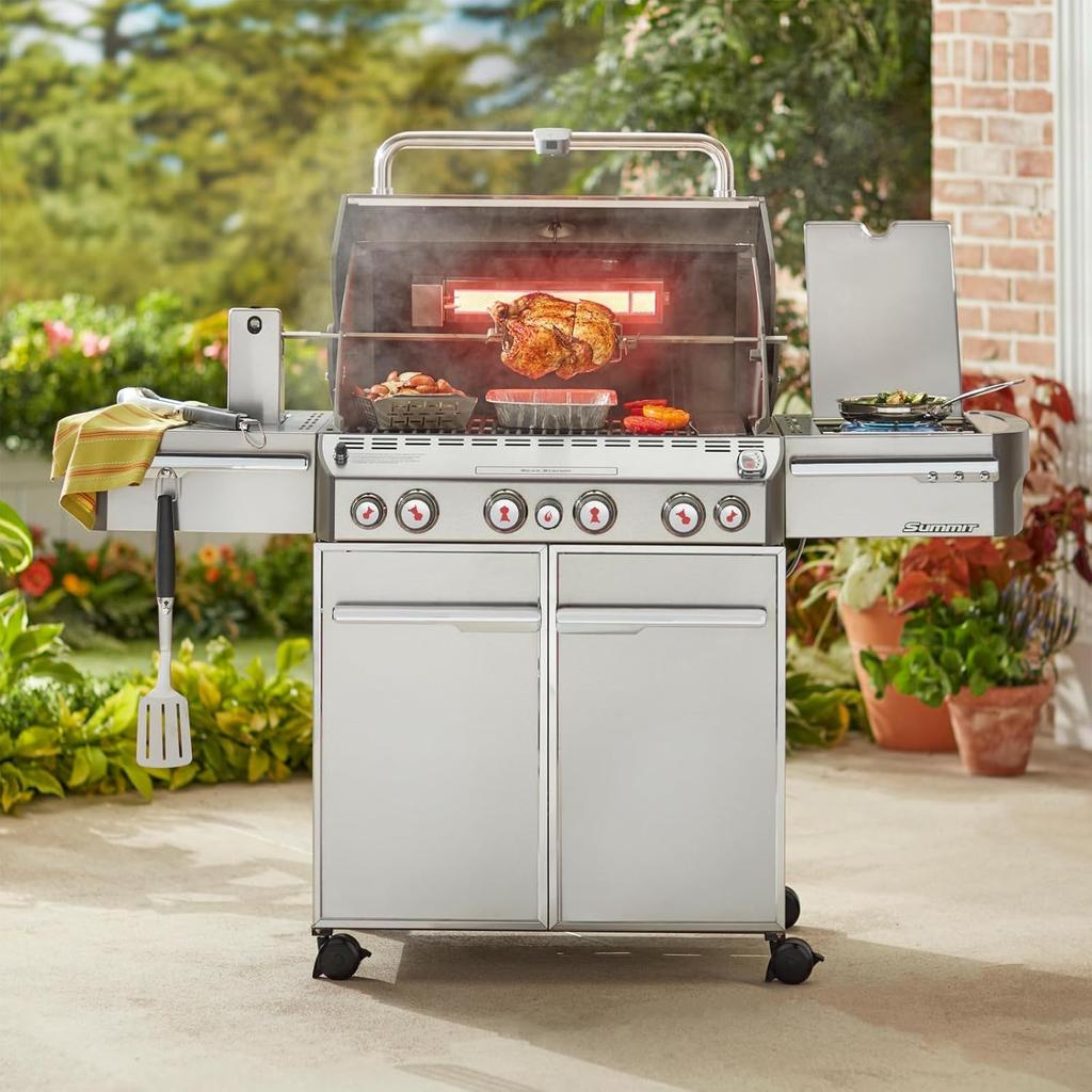 Ручки управления для гриля NOVINO для Weber Summit, 6 шт. 91538 Подсвечиваемые ручки управления для гриля Weber Summit 2012+ Серии 400/600 E-470 670, S-460 470 660 670