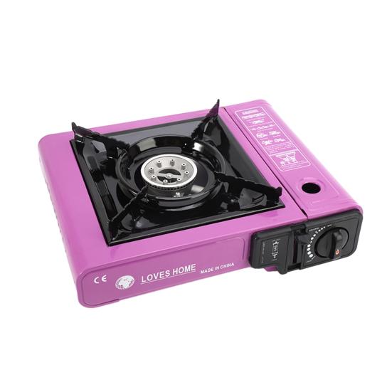 Уличная походная плита с автоматическим отскоком газового клапана, горелка, портативная бутановая печь из нержавеющей стали для кемпинга, барбекю, пикников, пешего туризма, дома, на открытом воздухе