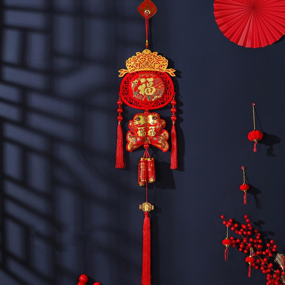 Hanging Lucky Bag Pendant Chinese New Year Spring Festival Ornament Home Decor