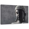 Canvas Print Buddha Grey Background