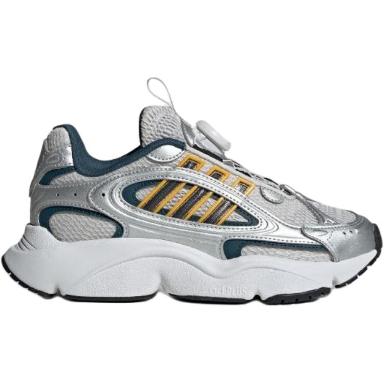 Adidas Оригинальные Ozmillen Boa Мягкие Удобные Прочные Низкие Детские Кроссовки для Бега Мужские Кроссовки Белый Черный JR8368