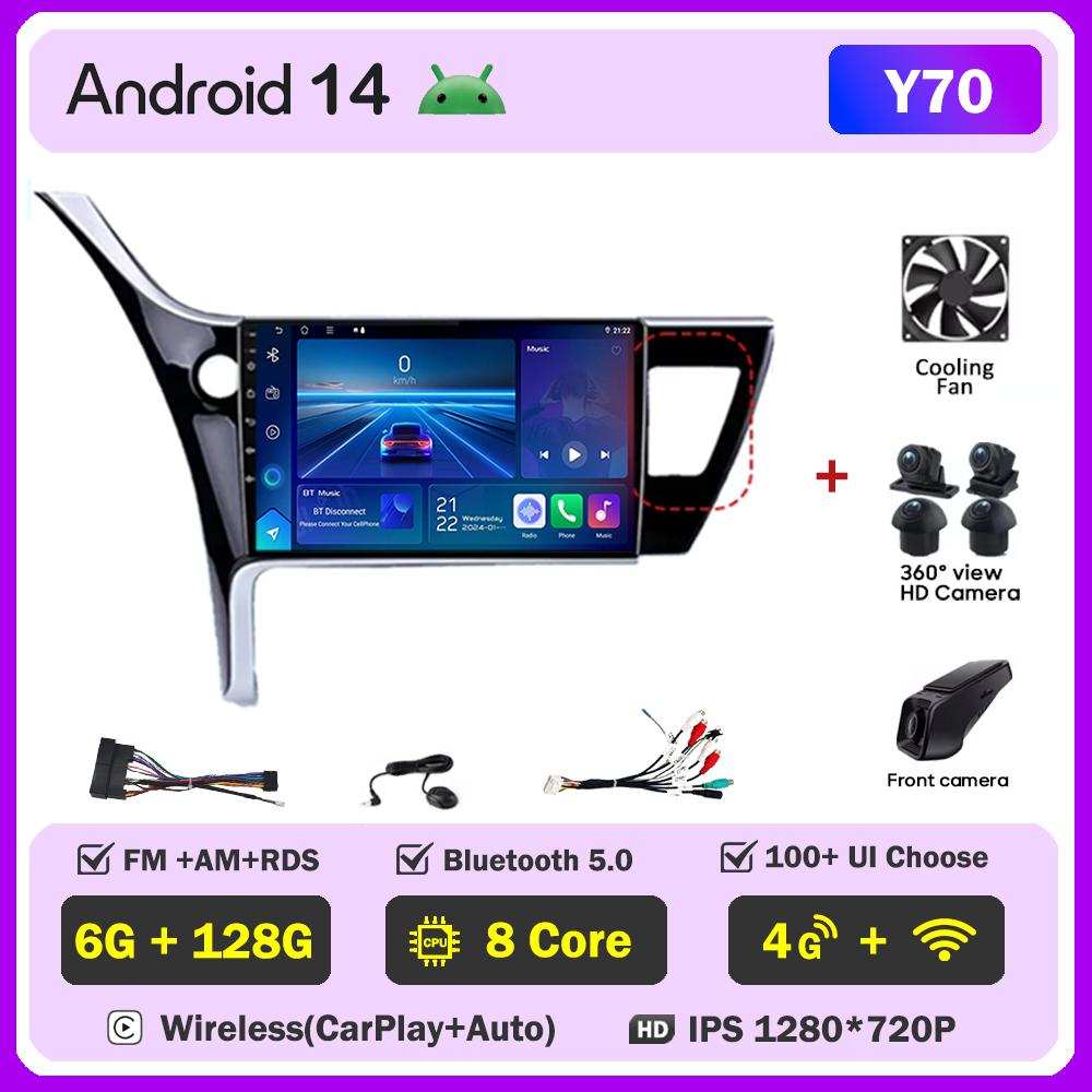 Для Toyota Corolla 11 Auris E180 2017 2018 2019 Carplay Auto Экран Беспроводной Android Auto Автомобильные Интеллектуальные Системы Автомобильный DSP