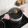 1Pc Triangle Pot Hat Non-Slip Stove Handle Mitt for Cast Iron Skillet Hanging Iron