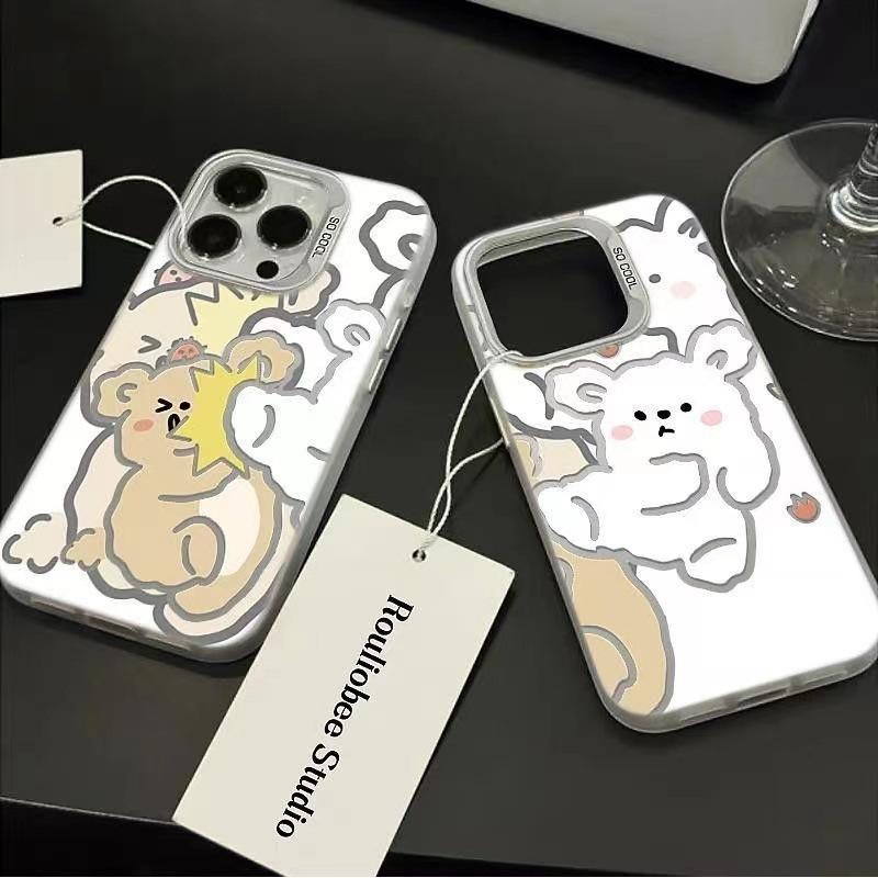 Забавный щенок подает заявку на чехол для мобильного телефона Apple 16plus iPhone16promax пара 13 противоударный 14 нишевый 15