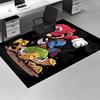 1 шт. Офисный ковер в стиле Марио, нескользящий коврик с дизайном из аниме-мультфильмов, идеально подходит для домашнего декора, гостиной, спальни, игровой комнаты, идеальный
