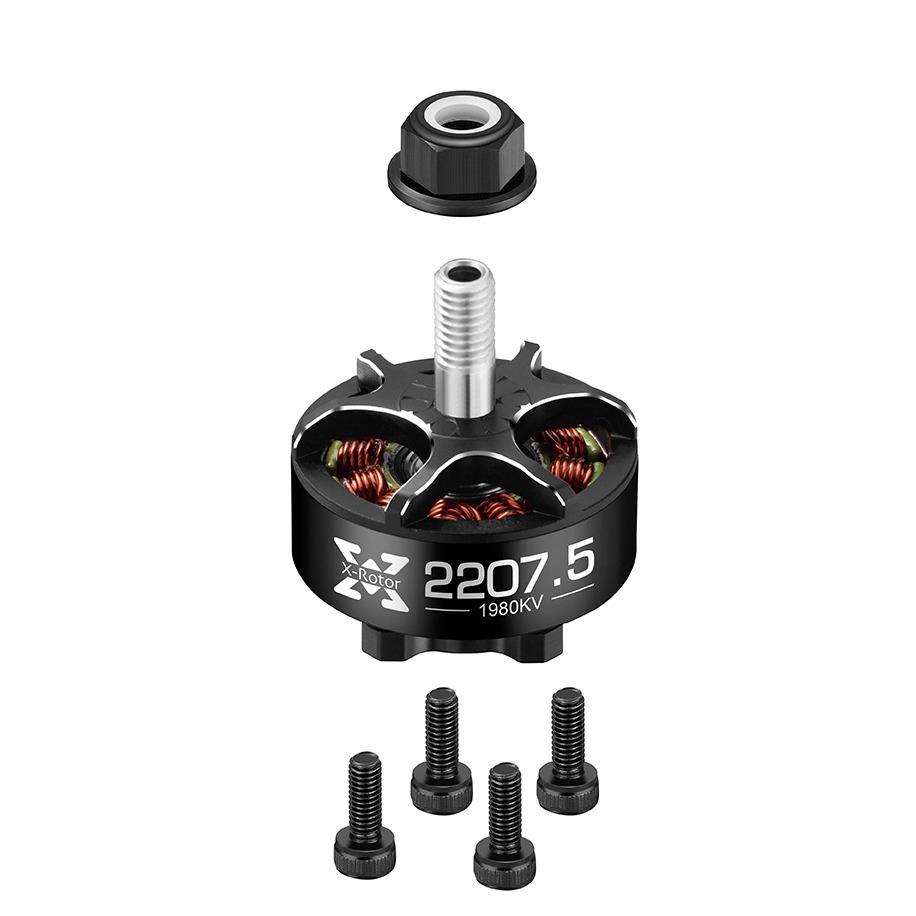Мотор для FPV дрона Hobbywing XRotor 2207.5, 1780KV/1980KV, для моделей самолетов