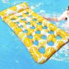 Foldable Inflatable Pool Float Lounge Water Float With Headrest Pool Floaties Raft Floating Pool Lounger Sun Tanning Float Water