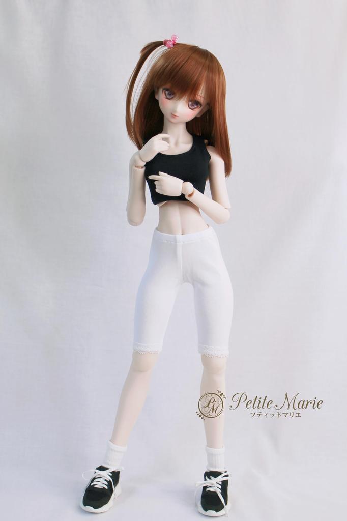 [[Petite Marie] Совместимы с 13 DD, длина 34, леггинсы с кружевной отделкой, белые колготки, штаны для фитнеса, повседневные штаны, штаны для отдыха, одежда для кукол 60 см, куклы BJD
