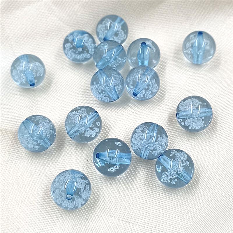 Bubble Beads AB Dazzle Color 12mm/14mm Handmade Creative 10Pcs Pendants DIY Jewelry Accessories Material Earring Fashion Accessories