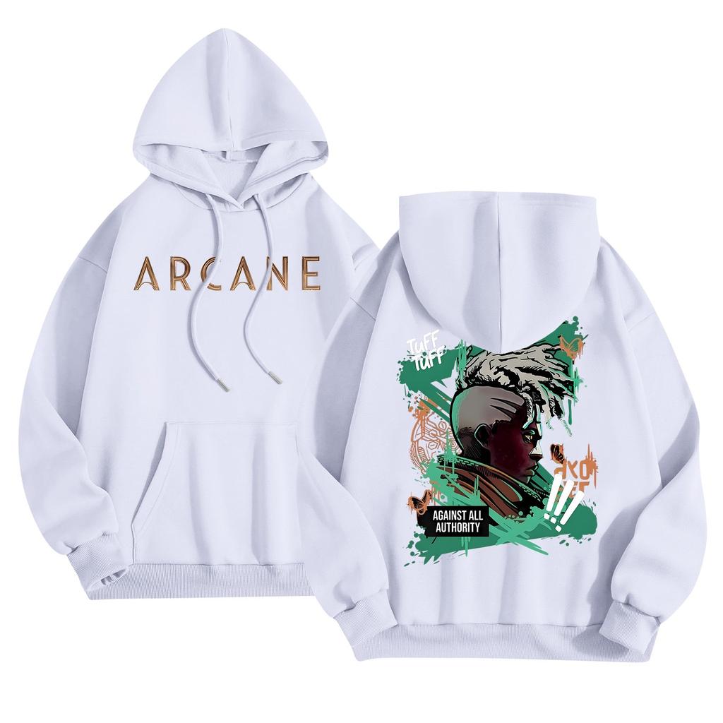 Женская мода O-образный вырез с длинным рукавом и принтом, толстовка с капюшоном