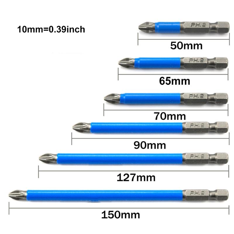 Magnetic Screwdriver Bits Set Screwdriver Drill Bit Tip for Power Screwdriver Drill Impact Driver Tool Accessory