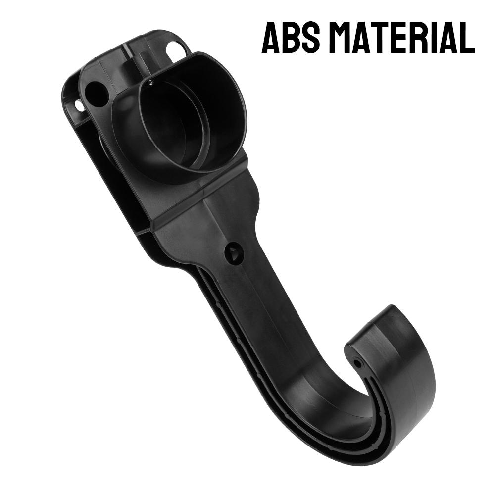 Для зарядки электромобиля Держатель кабеля зарядного устройства EV Настенный кронштейн Гнездо головки пистолета Автоаксессуары Для разъема Тип 2 Вилка ЕС Универсальный