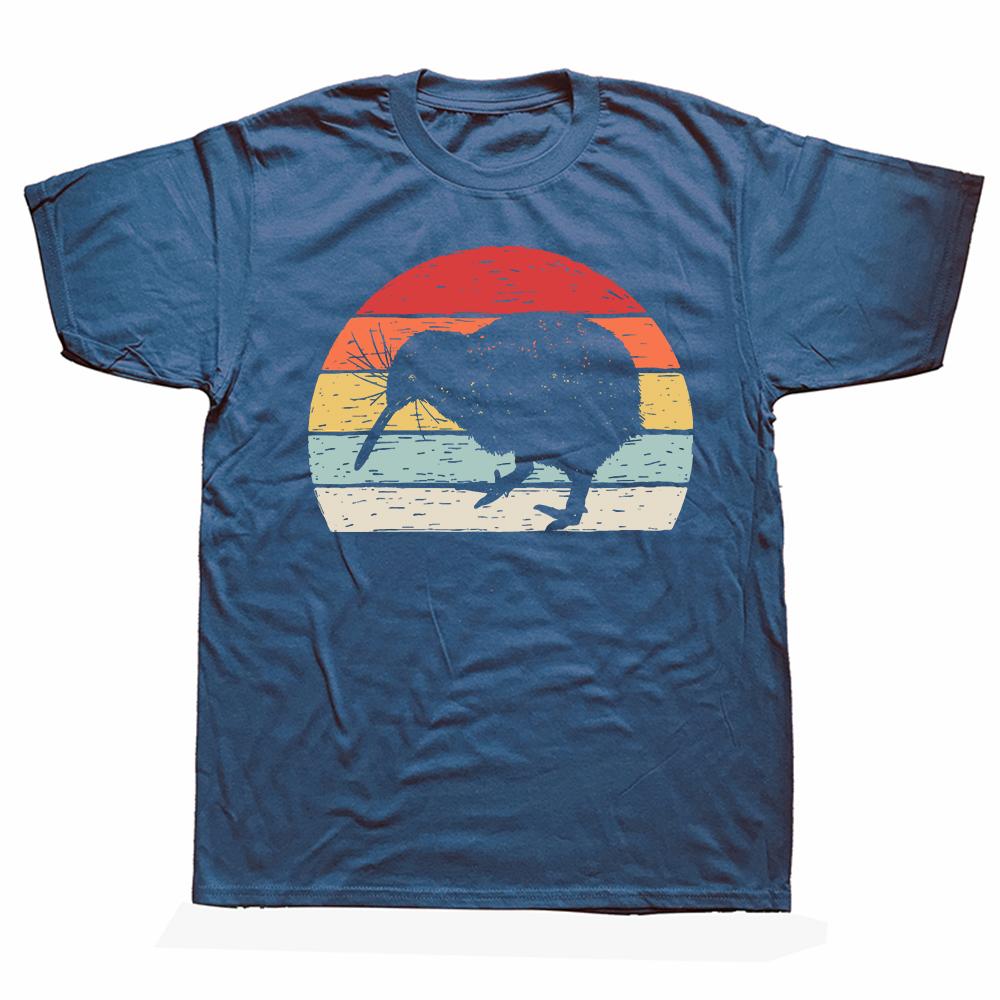 Funny Vintage Retro Kiwi Bird T Shirts Summer Graphic Cotton Streetwear Short Sleeve Birthday Gifts T-shirt Mens Clothing