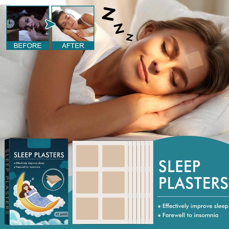 42 шт. пластыри для сна для мужчин и женщин, полностью натуральные пластыри для глубокого сна, улучшающие сон, бессонницу, кондиционирующий пластырь