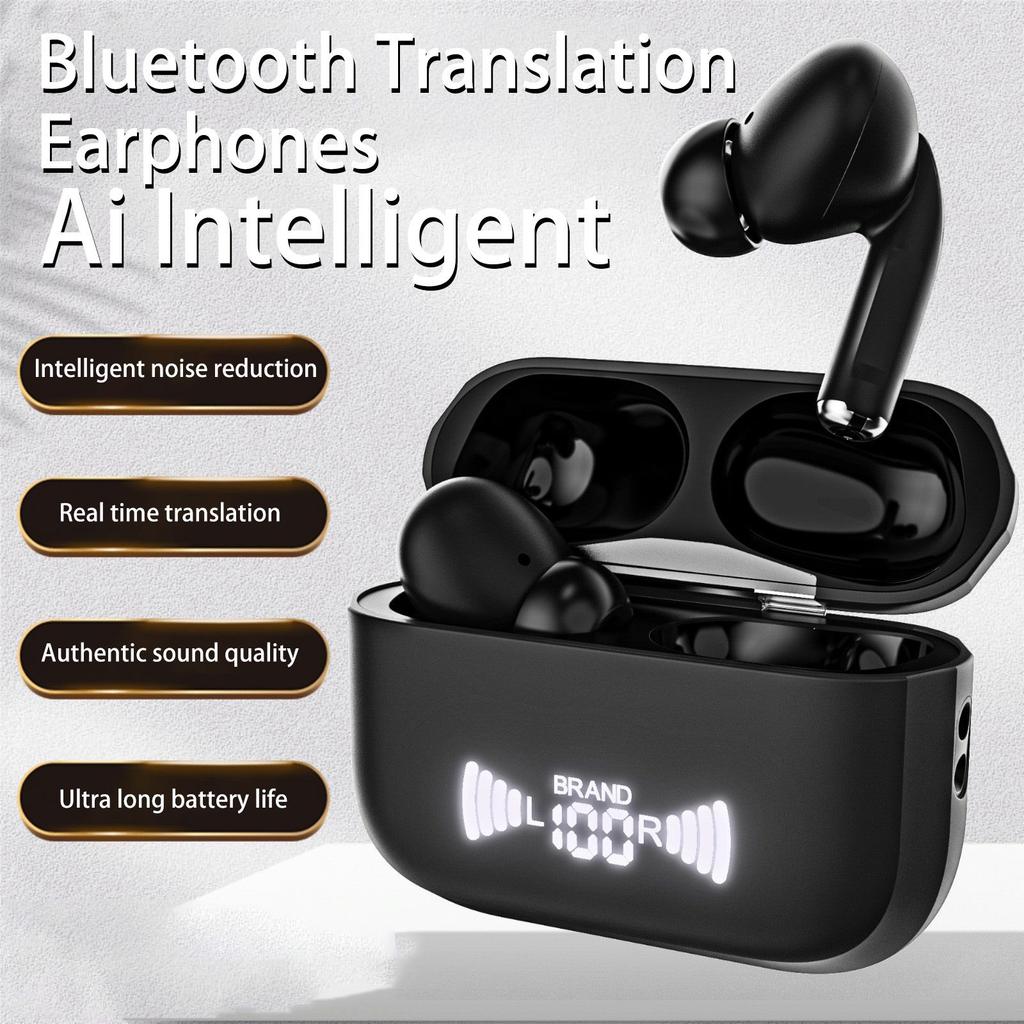 Language Translation Earbuds Translator In Real Time 0.5S,Two-Way Translator Device With APP For 144+ Languages Translation Packs