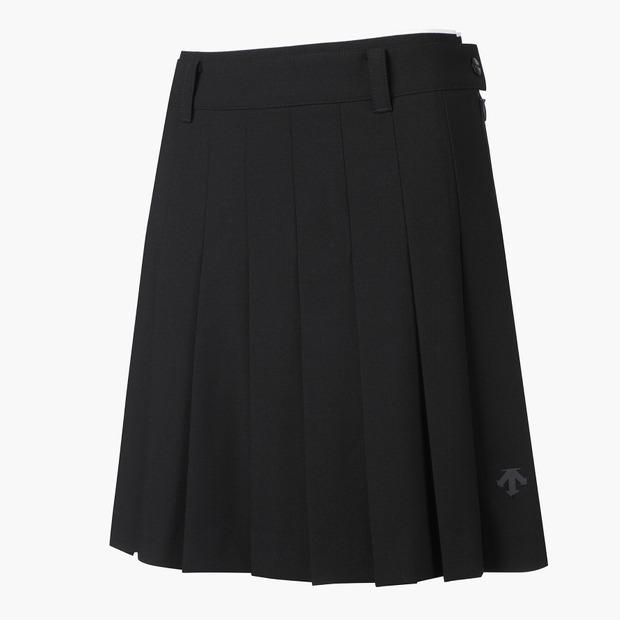 Женская плиссированная юбка DESCENTE GOLF с деталью в виде пояса