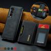 Fashion Magnetic Leather Phone Bag Case For Samsung Galaxy Z Fold4 5g Fold 4 Fold3 Fold 3 Card Slot Cell Phone Cover Funda
