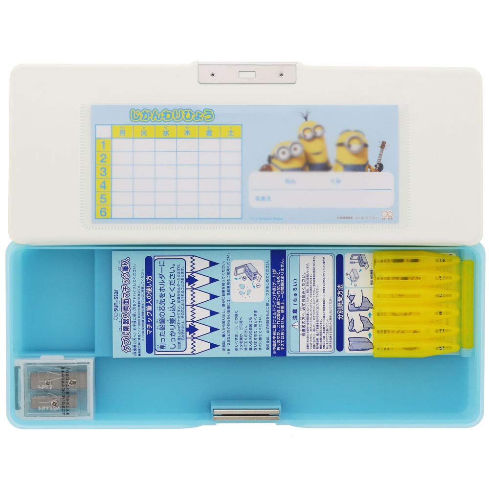 Sunstar Stationery Карандаш-автомат Minion Pencil Matic Pencil DX S1312944 Футляр, Двусторонний футляр, Миньон,